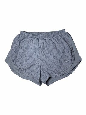Nike Dry Fit Gray Wave-Pattern Running Shorts